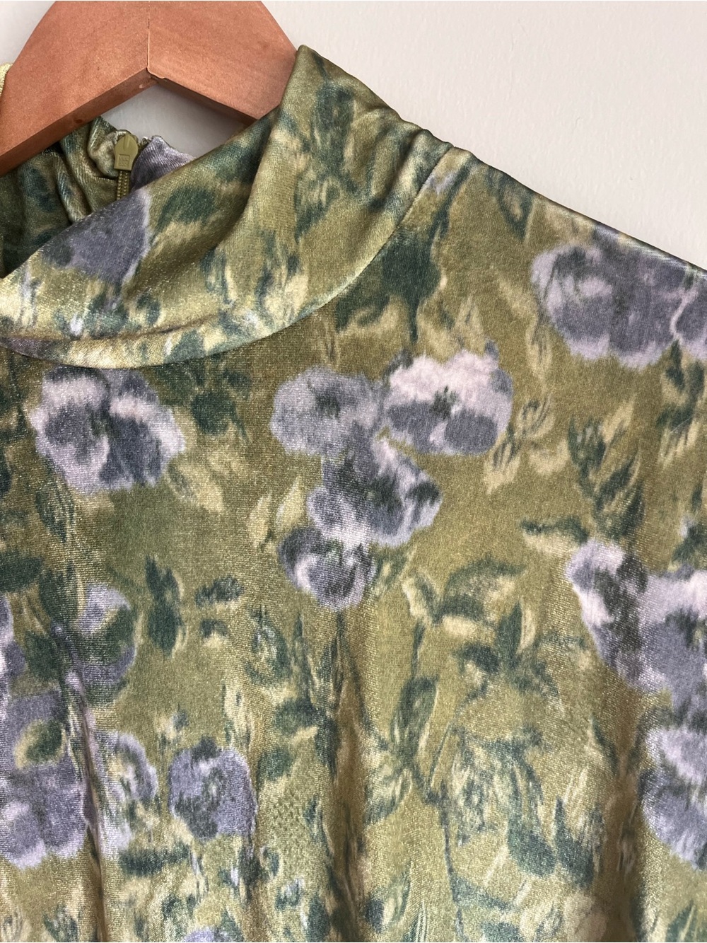 Tuckernuck Muted Meadow Velvet Ellery Dress Women's Size XXXL Fall Party - Picture 5 of 13